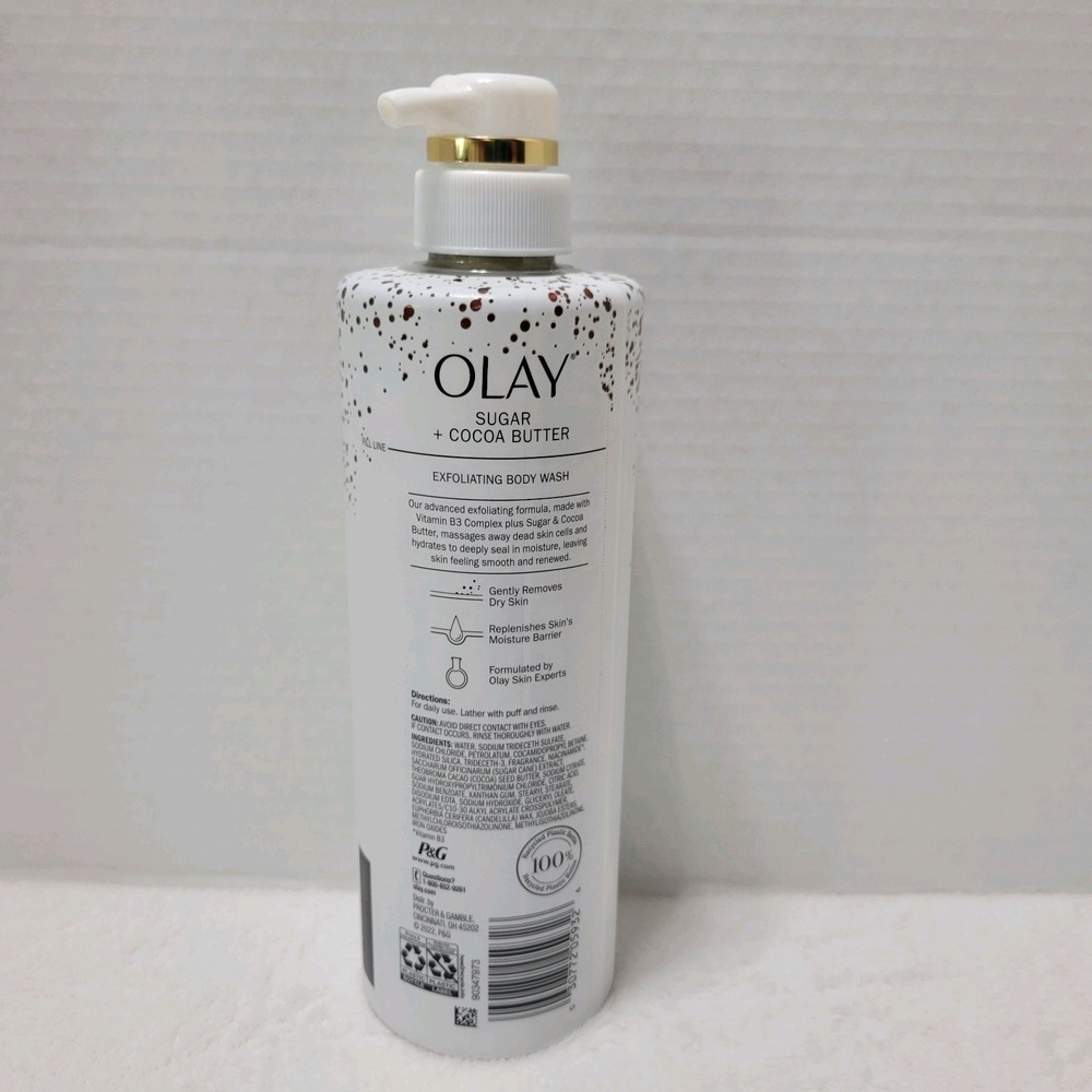 Olay Sugar + Cocoa Butter Body Wash, 20 fl oz - Pump Bottle - Picture 2 of 2
